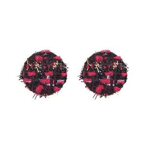 Button style earrings